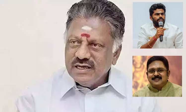 முன்னாள் முதல்-அமைச்சர் ஓ.பன்னீர்செல்வம் பிறந்தநாள்: அண்ணாமலை, டி.டி.வி. தினகரன் வாழ்த்து