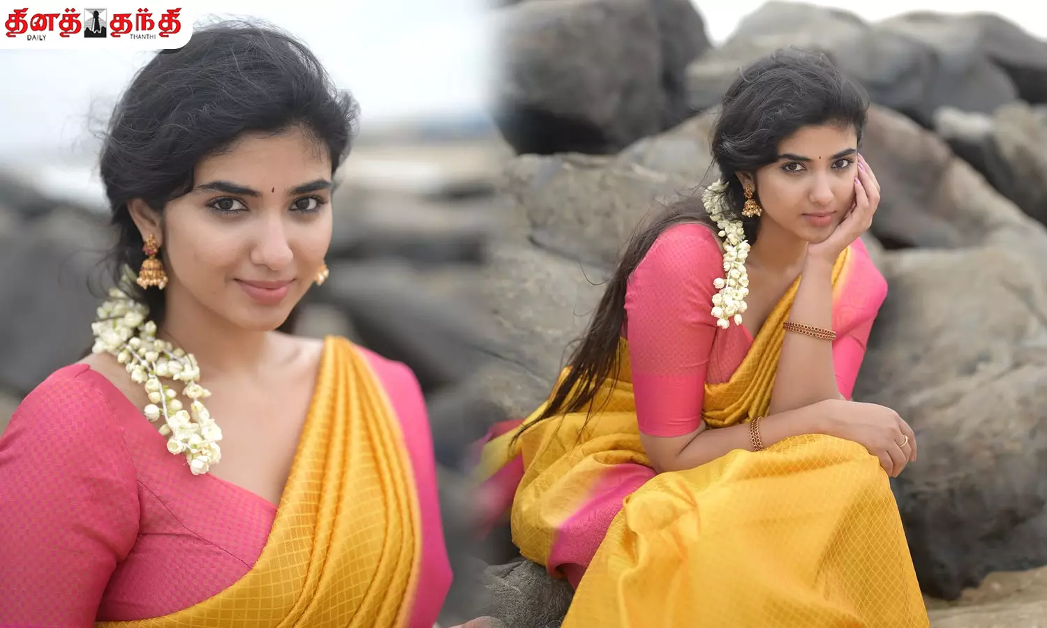 புடவையில் ரசிகர்களை கவரும் பிரக்யா நாக்ராவின் புகைப்படங்கள்!