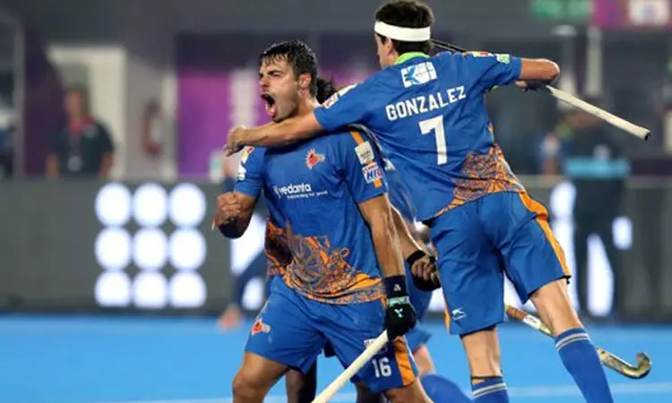 ஆக்கி இந்தியா லீக்: டெல்லி அணியை வீழ்த்தி கலிங்கா லான்சர்ஸ் வெற்றி ஆக்கி இந்தியா லீக்: டெல்லி அணியை வீழ்த்தி கலிங்கா லான்சர்ஸ் வெற்றி