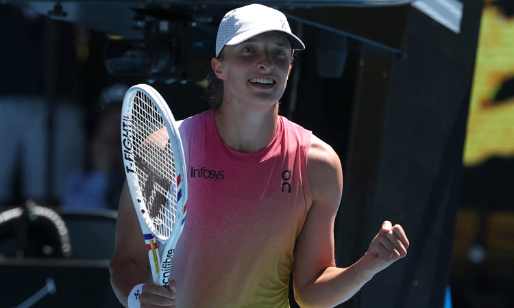 ஆஸ்திரேலிய ஓபன் டென்னிஸ்; இகா ஸ்வியாடெக் அரையிறுதிக்கு முன்னேற்றம்