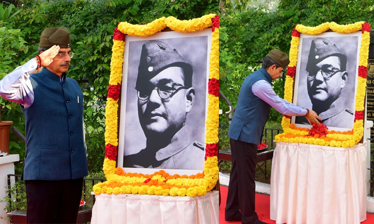 நேதாஜி சுபாஷ் சந்திரபோஸ் பிறந்தநாள்: கவர்னர் ஆர்.என்.ரவி மரியாதை