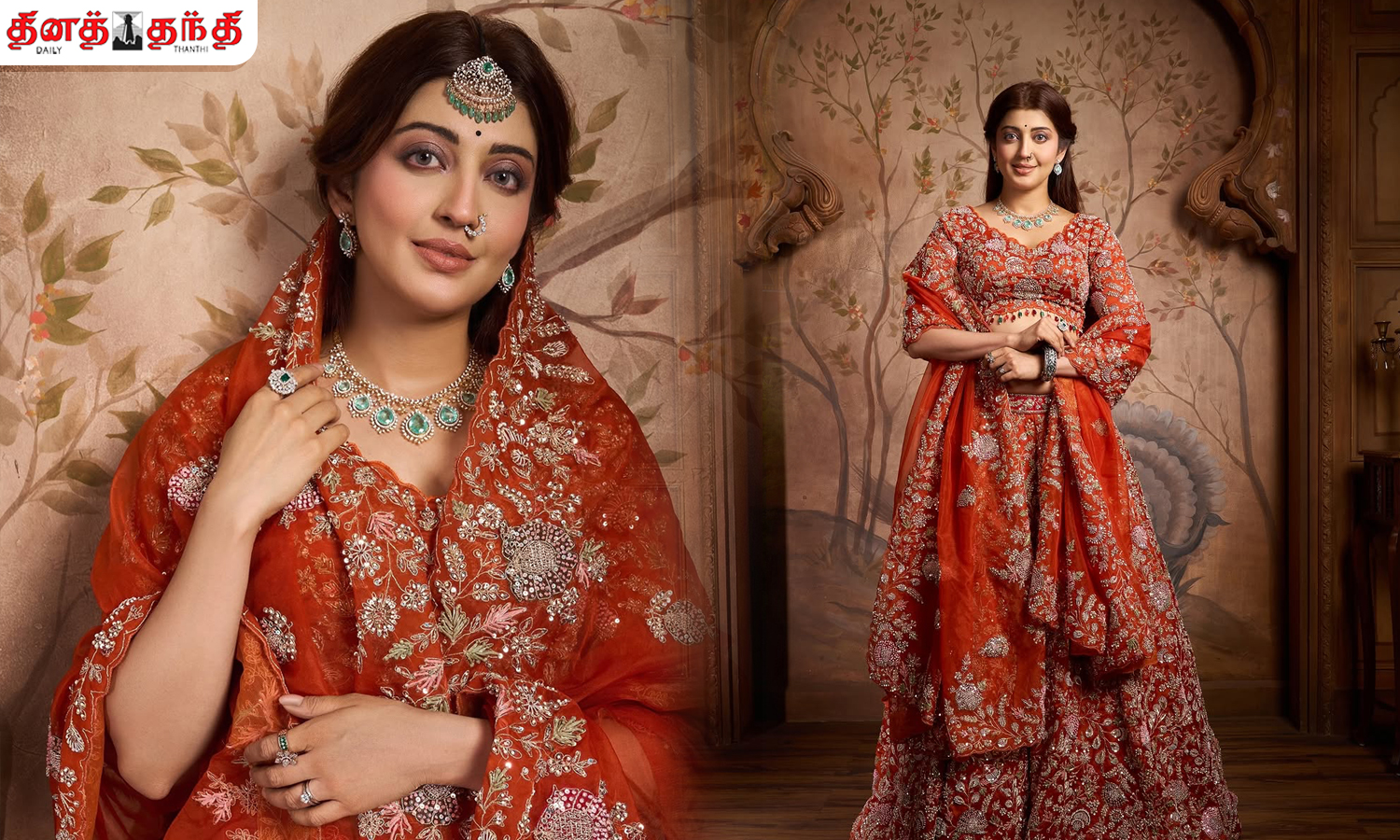 சிவப்பு உடையில் ஜொலிக்கும் நடிகை பிரணிதாவின் லேட்டஸ்ட் கிளிக்ஸ்!