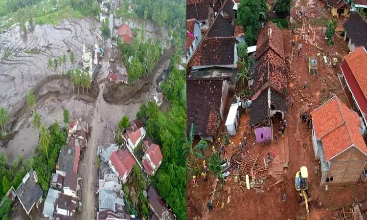 இந்தோனேசியா ஜாவா தீவில் ஏற்பட்ட நிலச்சரிவு, வெள்ளம்: பலி எண்ணிக்கை 19 ஆக உயர்வு