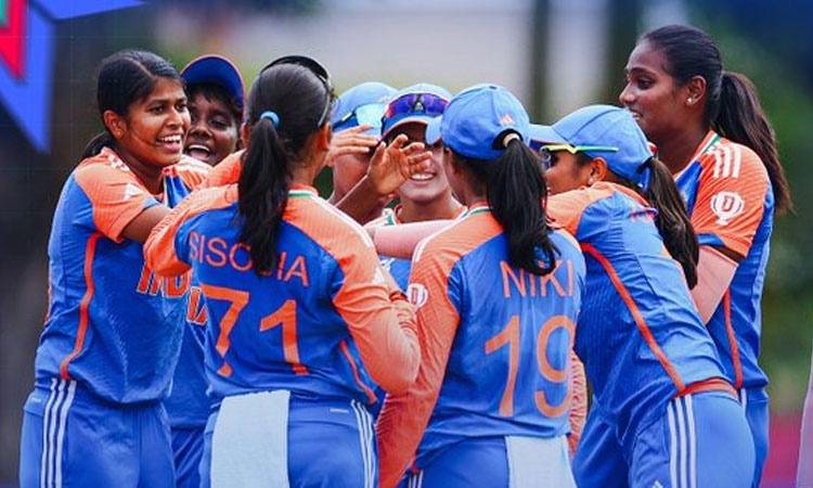 ஜூனியர் மகளிர் டி20 உலகக்கோப்பை சூப்பர் 6 சுற்று: வங்காளதேசத்தை வீழ்த்தி இந்திய அணி வெற்றி ஜூனியர் மகளிர் டி20 உலகக்கோப்பை சூப்பர் 6 சுற்று: வங்காளதேசத்தை வீழ்த்தி இந்திய அணி வெற்றி