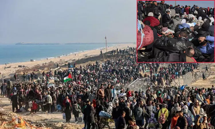 பேச்சுவார்த்தைக்கு பிறகு இஸ்ரேல் அனுமதி.. காசாவுக்கு திரும்பும் பாலஸ்தீனியர்கள்