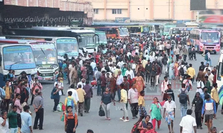 வார இறுதி நாட்களை முன்னிட்டு  சிறப்பு பஸ்கள் இயக்கம்