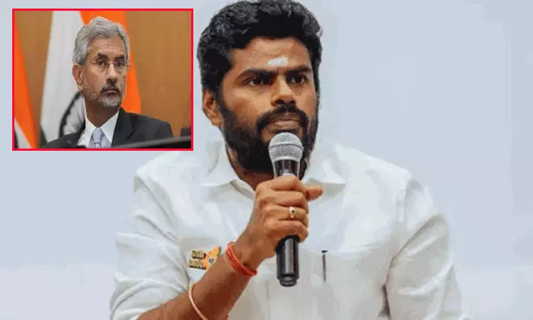 தமிழக மீனவர்களை விடுவிக்க நடவடிக்கை தேவை: வெளியுறவு மந்திரிக்கு அண்ணாமலை கடிதம்