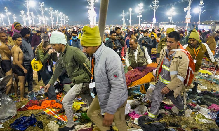 மகா கும்பமேளாவில் கூட்ட நெரிசல்; 15 பேர் பலி?