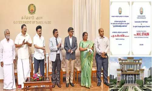 கைத்தறி துறை சார்பில் சென்னையில் ஒருங்கிணைந்த வளாகம் - முதல்-அமைச்சர் அடிக்கல் நாட்டினார் கைத்தறி துறை சார்பில் சென்னையில் ஒருங்கிணைந்த வளாகம் - முதல்-அமைச்சர் அடிக்கல் நாட்டினார்