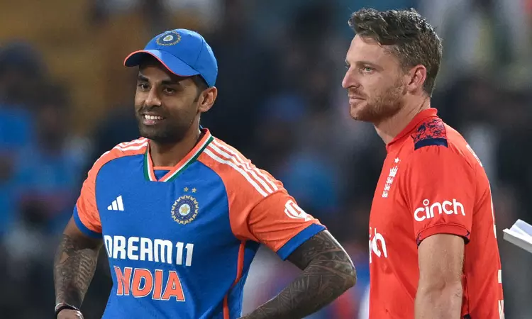 5வது டி20: இந்தியாவுக்கு எதிராக டாஸ் வென்ற இங்கிலாந்து பந்துவீச்சு தேர்வு