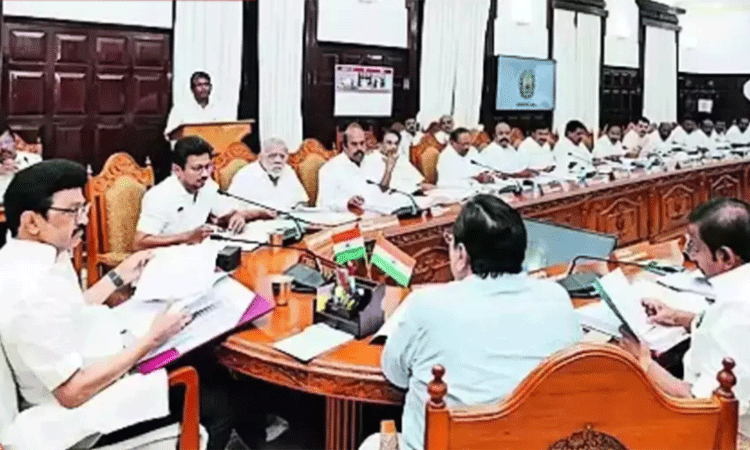 முதல்-அமைச்சர் மு.க.ஸ்டாலின் தலைமையில் தமிழ்நாடு அமைச்சரவை கூட்டம் தொடங்கியது