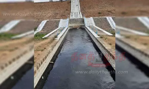 வட்டமலைக்கரை ஓடை நீர்த்தேக்கத்திலிருந்து தண்ணீர் திறக்க உத்தரவு- தமிழக அரசு