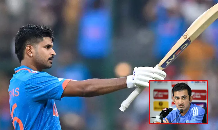 ஸ்ரேயாஸ் ஐயரை கழற்றி விட திட்டமா..? சர்ச்சைகளுக்கு பதிலளித்த கம்பீர் ஸ்ரேயாஸ் ஐயரை கழற்றி விட திட்டமா..? சர்ச்சைகளுக்கு பதிலளித்த கம்பீர்