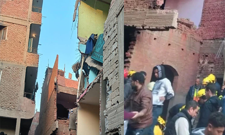 எகிப்து: குடியிருப்பு கட்டிடம் இடிந்து விழுந்து விபத்து - 10 பேர் பலி