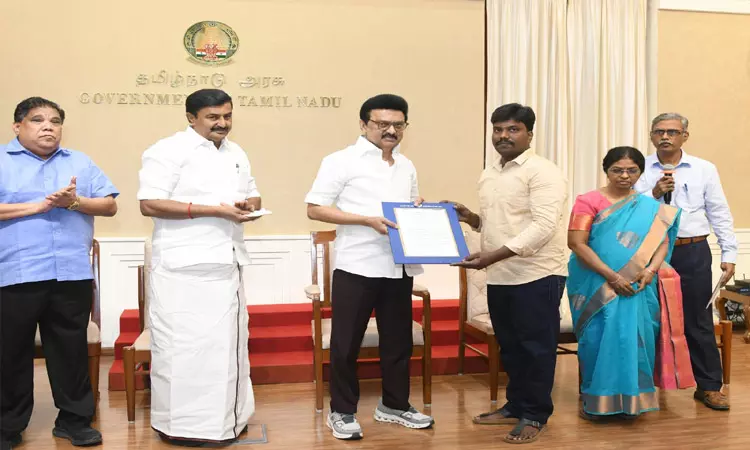 20 நபர்களுக்கு பணிநியமன ஆணைகளை வழங்கினார் முதல்-அமைச்சர் மு.க.ஸ்டாலின்