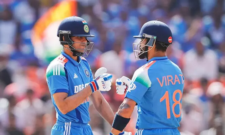 ஐ.சி.சி. ஒருநாள் தரவரிசை: பேட்ஸ்மேன்கள் வரிசையில் இந்திய வீரர்கள் ஆதிக்கம்