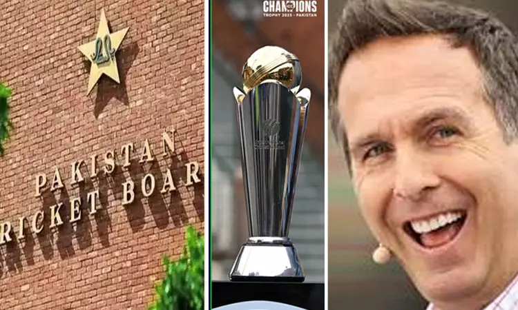 சாம்பியன்ஸ் டிராபி: பாக்.கிரிக்கெட் வாரியத்தை கலாய்த்த மைக்கேல் வாகன்.. என்ன நடந்தது..?