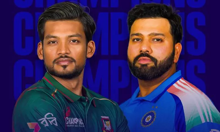 சாம்பியன்ஸ் டிராபி: இந்தியாவுக்கு எதிரான போட்டிக்கு முன் வங்காளதேச கேப்டன் கூறியது என்ன..? சாம்பியன்ஸ் டிராபி: இந்தியாவுக்கு எதிரான போட்டிக்கு முன் வங்காளதேச கேப்டன் கூறியது என்ன..?