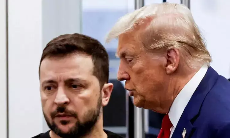 சர்வாதிகாரியாக செயல்படுகிறார் ஜெலன்ஸ்கி - டிரம்ப் குற்றச்சாட்டு சர்வாதிகாரியாக செயல்படுகிறார் ஜெலன்ஸ்கி - டிரம்ப் குற்றச்சாட்டு