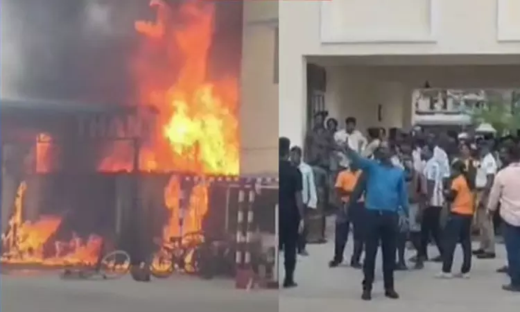 திருமுல்லைவாயில்: ரசாயன ஆலையில் தீ விபத்து - பள்ளிக்கு விடுமுறை