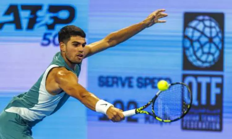 கத்தார் ஓபன் டென்னிஸ்: காலிறுதியில் அல்காரஸ் அதிர்ச்சி தோல்வி