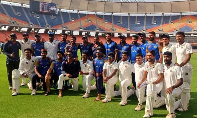 ரஞ்சி டிராபி; முதல் முறையாக இறுதிப் போட்டிக்கு முன்னேறிய கேரளா