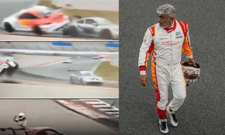 மீண்டும் கார் விபத்தில் சிக்கிய அஜித்