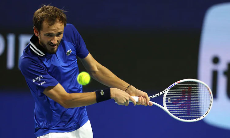 துபாய் ஓபன் டென்னிஸ்: மெத்வதேவ் காலிறுதிக்கு தகுதி