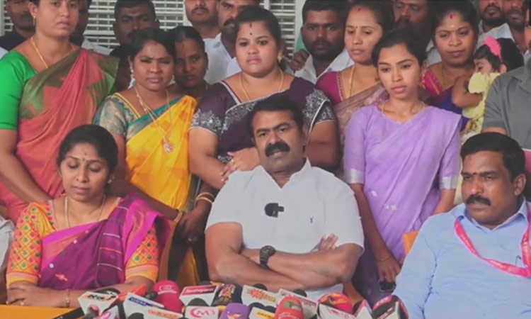 234 தொகுதிகளிலும் தி.மு.க.வால் தனித்து போட்டியிட முடியுமா?  சீமான் சவால்