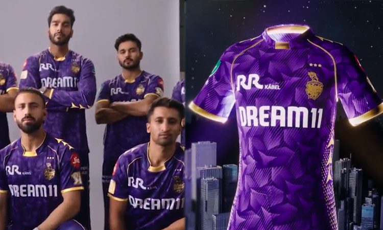 ஐ.பி.எல். 2025: புதிய ஜெர்சியை அறிமுகம் செய்த கொல்கத்தா நைட் ரைடர்ஸ் ஐ.பி.எல். 2025: புதிய ஜெர்சியை அறிமுகம் செய்த கொல்கத்தா நைட் ரைடர்ஸ்