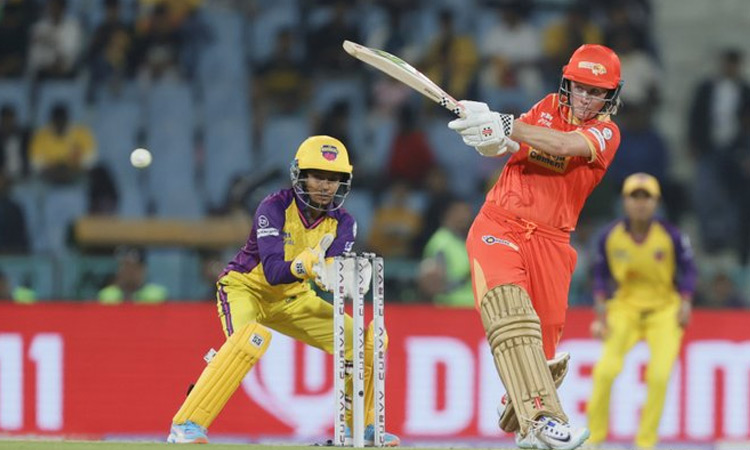 மகளிர் பிரீமியர் லீக்: உ.பி.வாரியர்ஸ் அணிக்கு 187 ரன்கள் இலக்கு நிர்ணயித்த குஜராத்