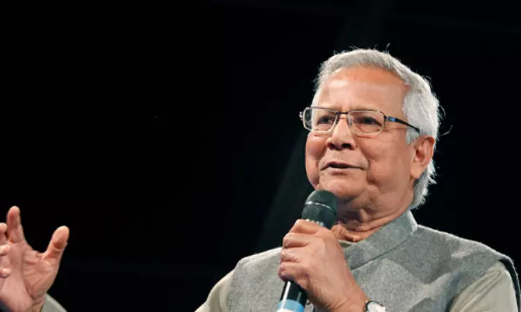 இந்தியாவுடன் இணக்கமாக இருப்பதே வங்காளதேசத்திற்கு நல்லது: முகம்மது யூனுஸ் இந்தியாவுடன் இணக்கமாக இருப்பதே வங்காளதேசத்திற்கு நல்லது: முகம்மது யூனுஸ்