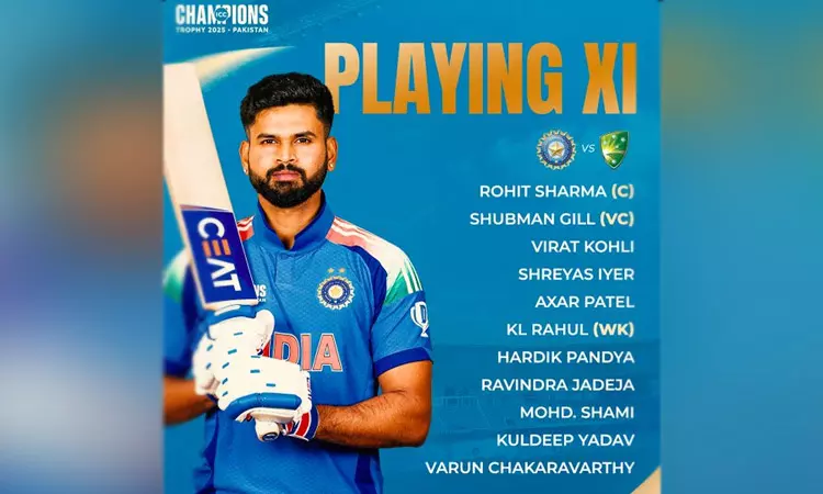 இந்தியா பிளேயிங் லெவன் இந்தியா பிளேயிங் லெவன்