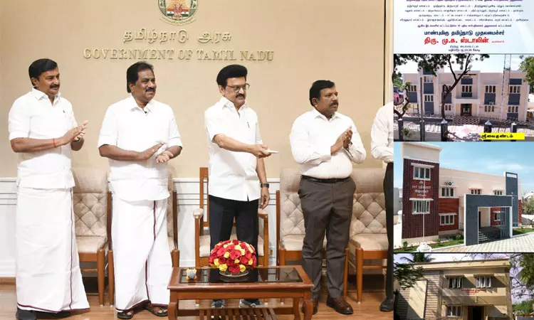 22.36 கோடி செலவில் 12 புதிய சார்பதிவாளர் அலுவலக கட்டிடம்: மு.க.ஸ்டாலின் திறந்து வைத்தார்