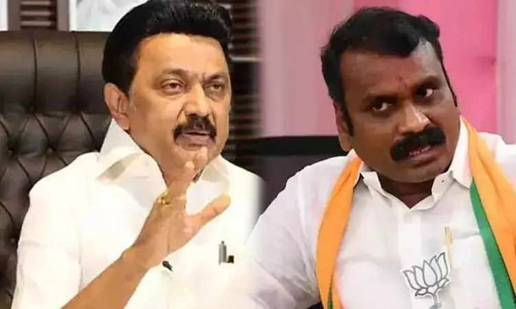 பல்வேறு அரசியல் நாடகங்களை நிகழ்த்தியுள்ளார்: மு.க.ஸ்டாலினுக்கு எல்.முருகன் கண்டனம்