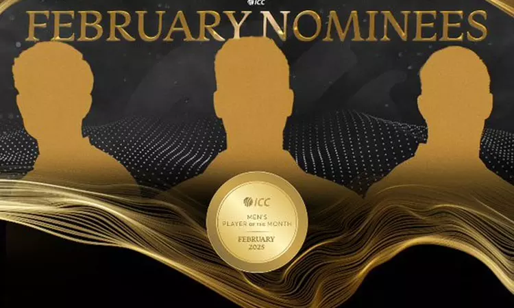 ஐ.சி.சி. பிப்ரவரி மாத சிறந்த வீரர் விருது: பரிந்துரை பெயர் பட்டியலில் ஒரு இந்திய வீரர்