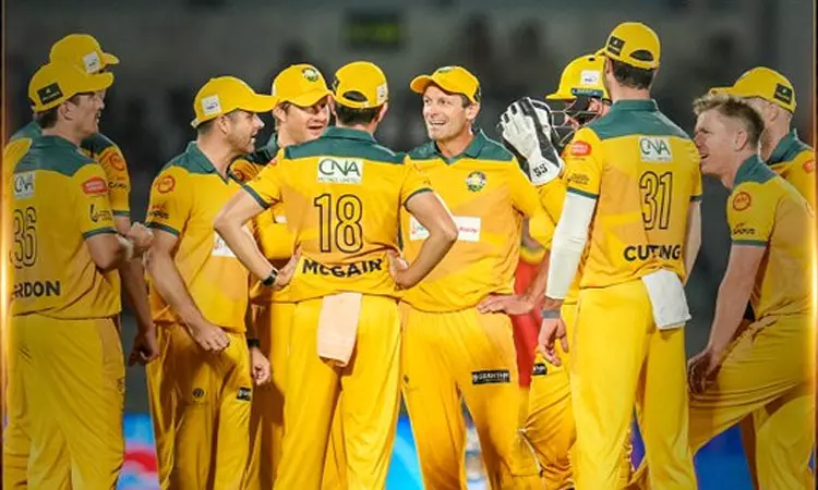 சர்வதேச மாஸ்டர்ஸ் லீக் டி20: வாட்சன் சதம்.. தென் ஆப்பிரிக்காவை வீழ்த்தி ஆஸ்திரேலியா வெற்றி