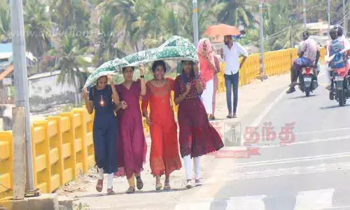 தமிழகத்தில் 3 இடங்களில் இன்று 100 டிகிரிக்கும் அதிகமாக வெப்பநிலை பதிவு