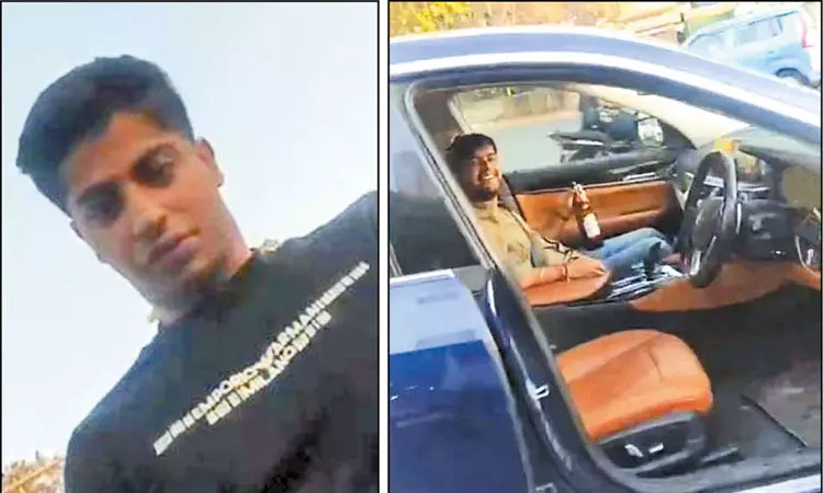 மதுபோதையில் நடுரோட்டில் சிறுநீர் கழித்த வாலிபர் மீது வழக்குப்பதிவு