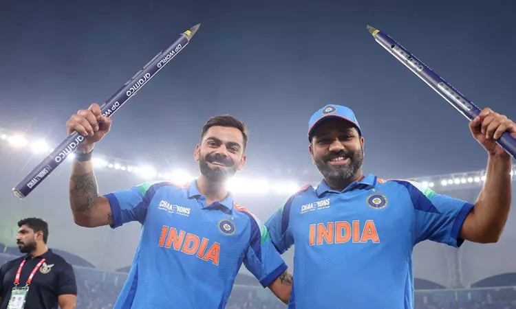 சாம்பியன்ஸ் டிராபி:  ஆட்ட நாயகன் ரோகித் சர்மா, தொடர் நாயகன் ரச்சின் ரவீந்திரா