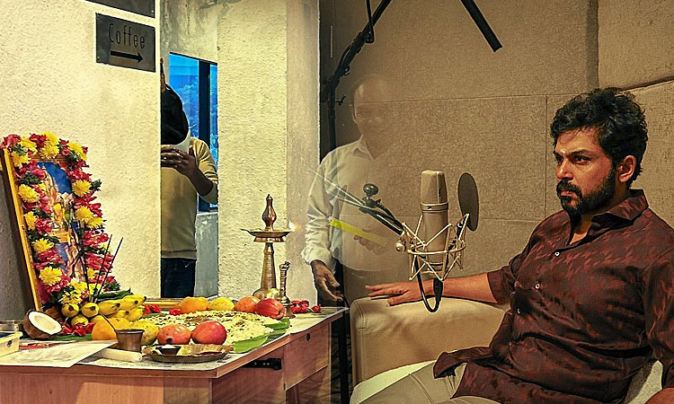 பூஜையுடன் துவங்கிய 'சர்தார் 2' படத்தின் டப்பிங் பணி