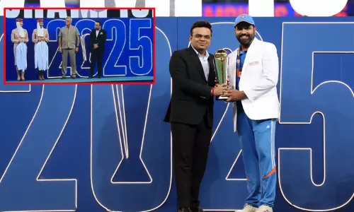 கோப்பை வழங்கும் நிகழ்வில் ஏன் பாகிஸ்தான் கிரிக்கெட் வாரிய நிர்வாகிகள் யாருமில்லை? - சோயப் அக்தர்