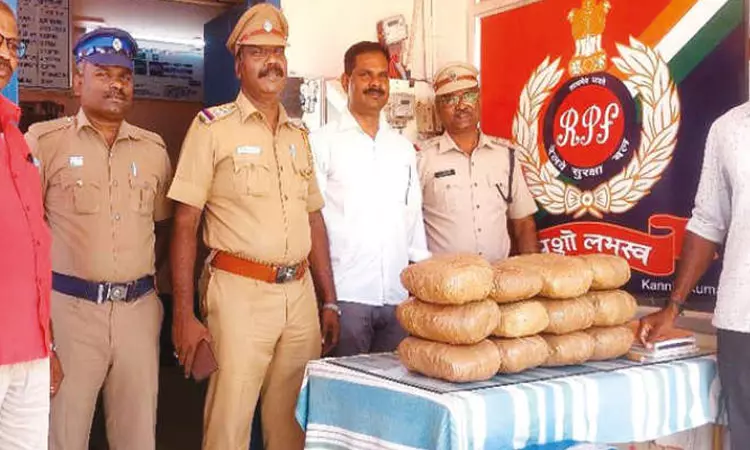 புனேயில் இருந்து குமரிக்கு கடத்தி வந்த 12 கிலோ கஞ்சா பறிமுதல் புனேயில் இருந்து குமரிக்கு கடத்தி வந்த 12 கிலோ கஞ்சா பறிமுதல்