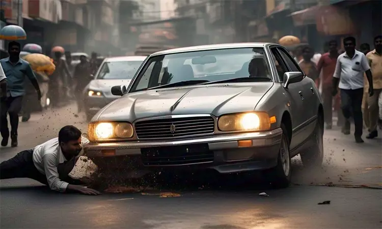 மெரினாவில், கார் மோதியதில் ஐஸ் கிரீம் வியாபாரி பலி