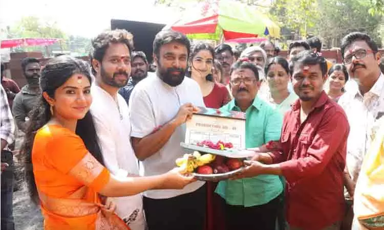 பரத் - சசிகுமார் நடிக்கும் புதிய படம் பூஜையுடன் தொடக்கம்