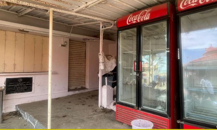 பூம்புகார் சிற்றுண்டி நிலையம் மூடல்: சுற்றுலாப் பயணிகள் அவதி