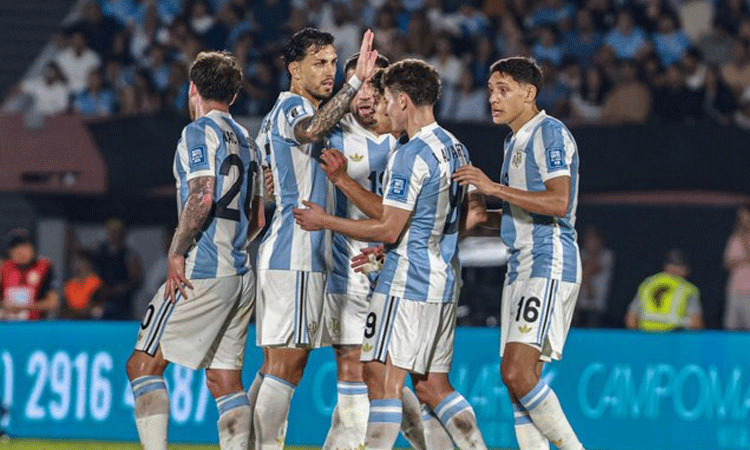 உலகக் கோப்பை தகுதிச்சுற்று: உருகுவே அணியை வீழ்த்தி அர்ஜென்டினா வெற்றி