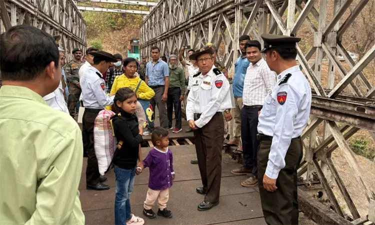 மணிப்பூரில் இருந்து 27 மியான்மர் நாட்டினர் நாடு கடத்தல்