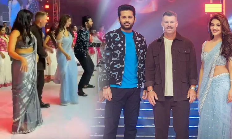 David Warner Superb Dance With Sreeleela And Kethika