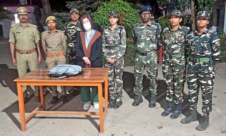 சட்டவிரோதமாக இந்தியாவிற்குள் நுழைந்த தென் கொரியாவை சேர்ந்த பெண் கைது